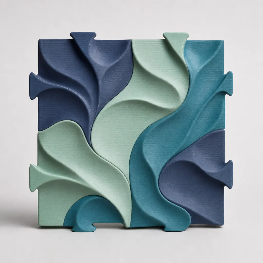 Modular Sculptural Wall Tiles