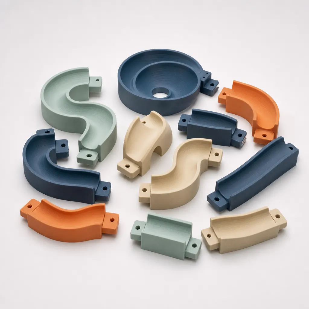 Modular Marble Run Set