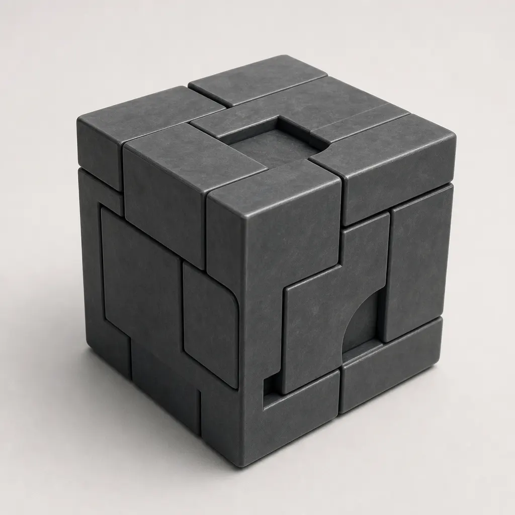 Hidden Compartment Puzzle Box